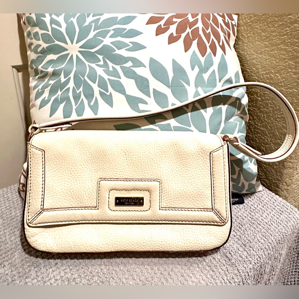 KATE SPADE Andover Magnetic Flap Porcelain Hobo Shoulder Bag